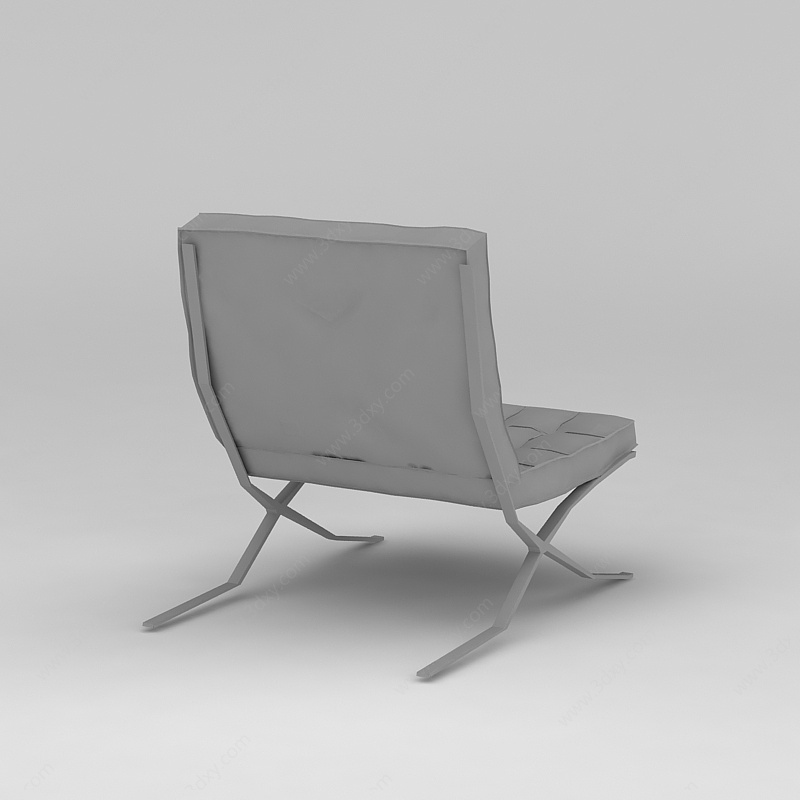 折叠沙发椅3D模型