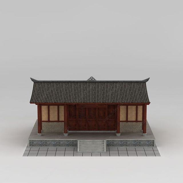 川西建筑3D模型