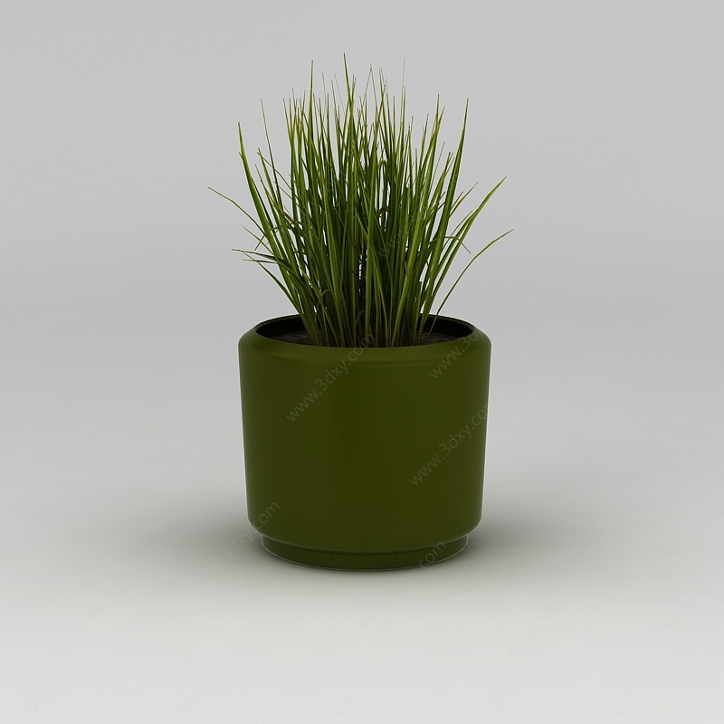 小型盆栽3D模型