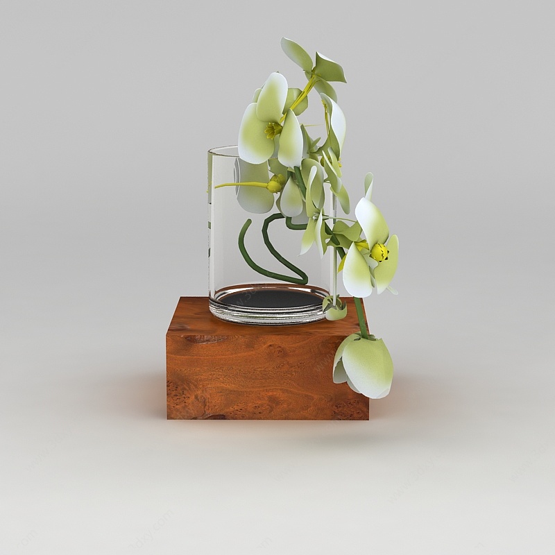 装饰花瓶摆件3D模型