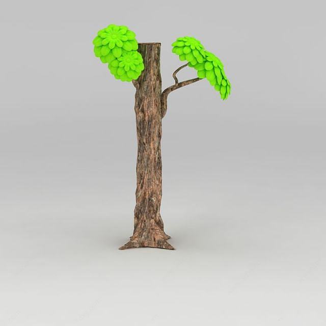 卡通树3D模型
