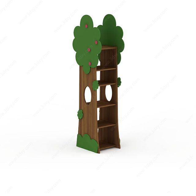 儿童树形梯子3D模型