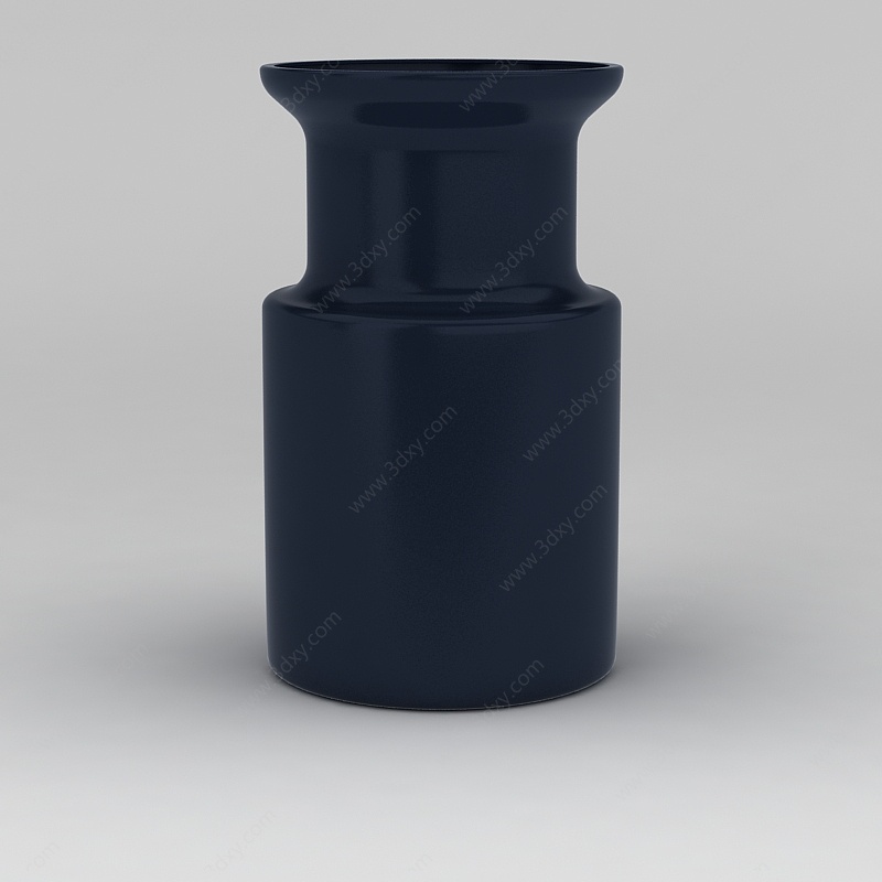 现代陶瓷装饰瓶3D模型