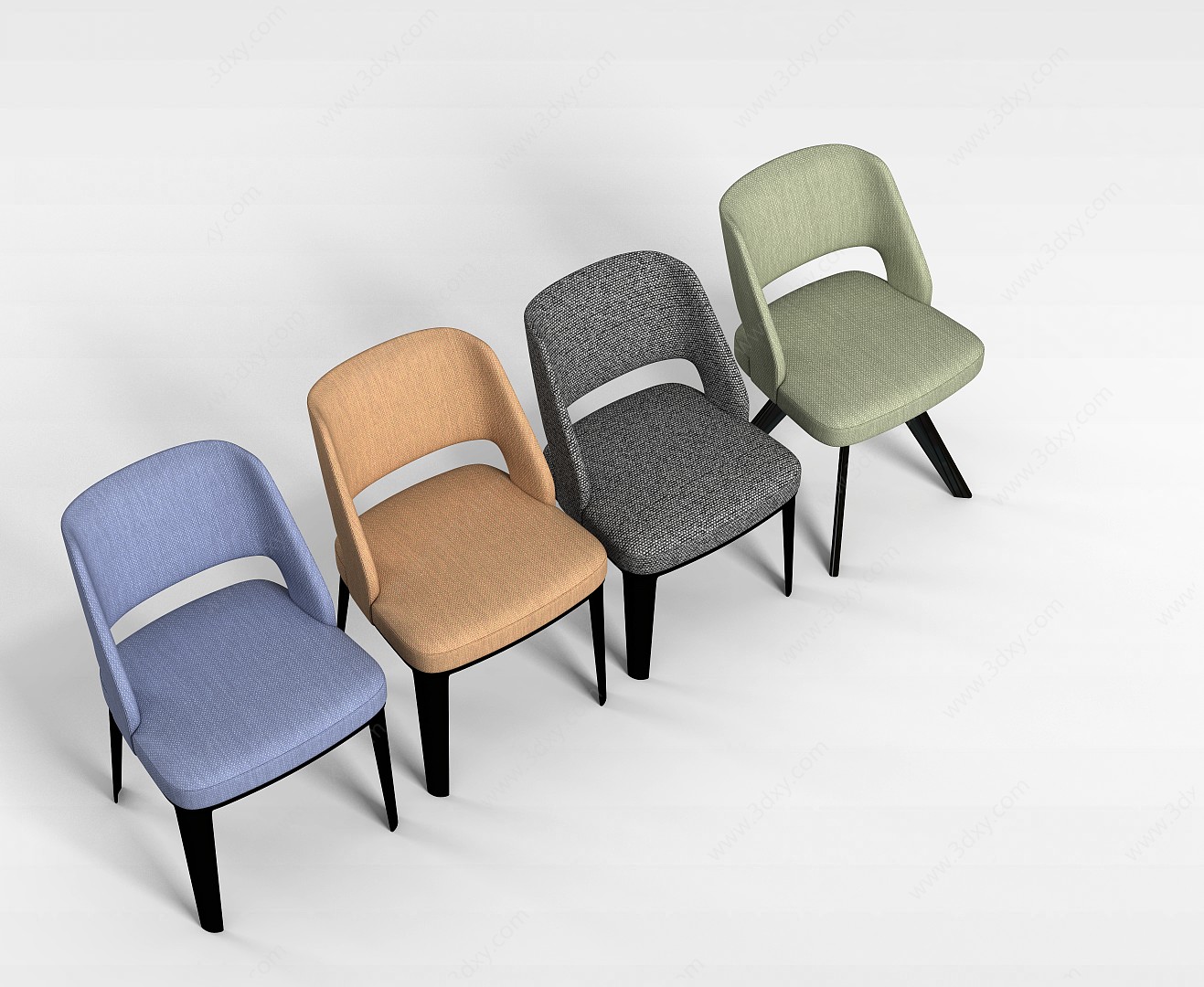 现代沙发座椅3D模型