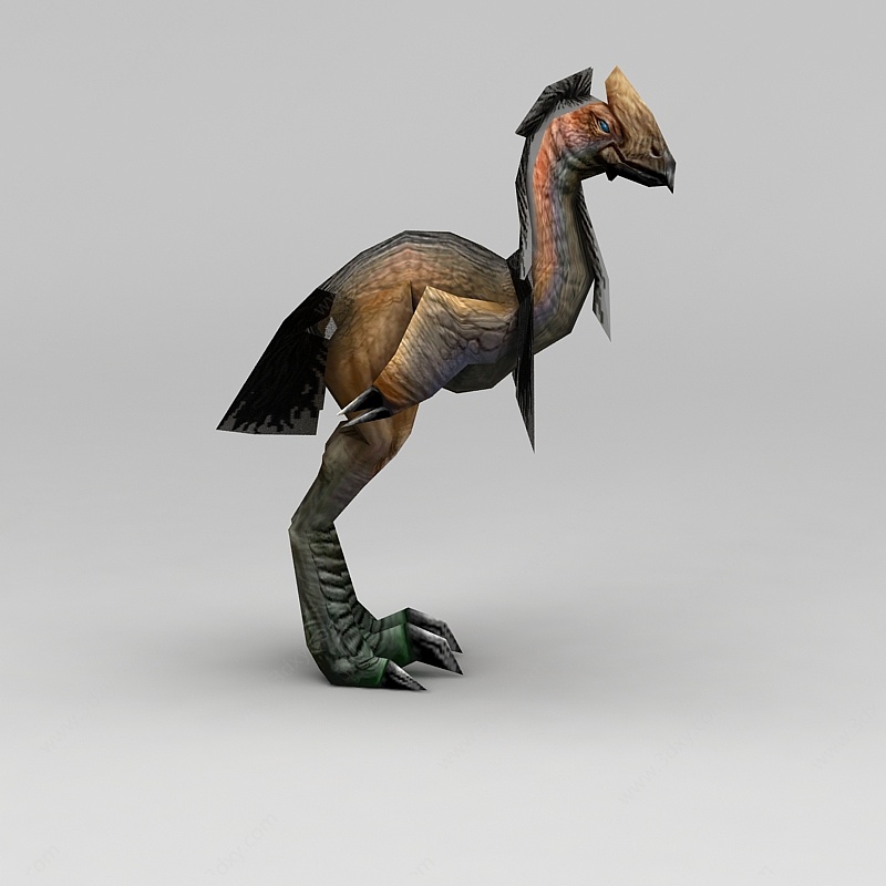动漫游戏角色恐龙3D模型