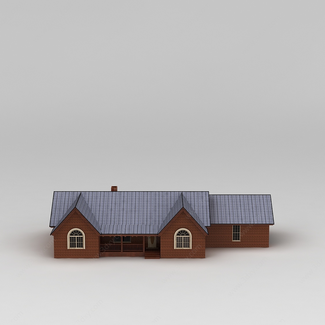 欧式木屋别墅3D模型