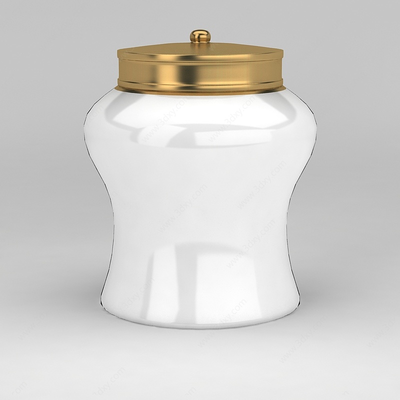 欧式陶瓷瓶罐3D模型