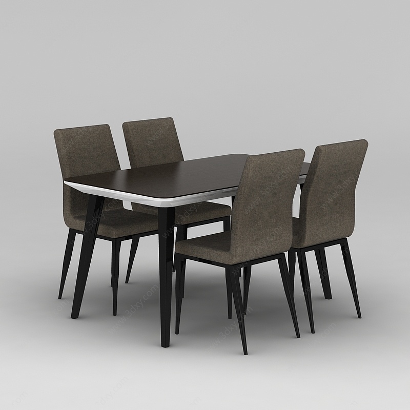 餐桌餐椅3D模型