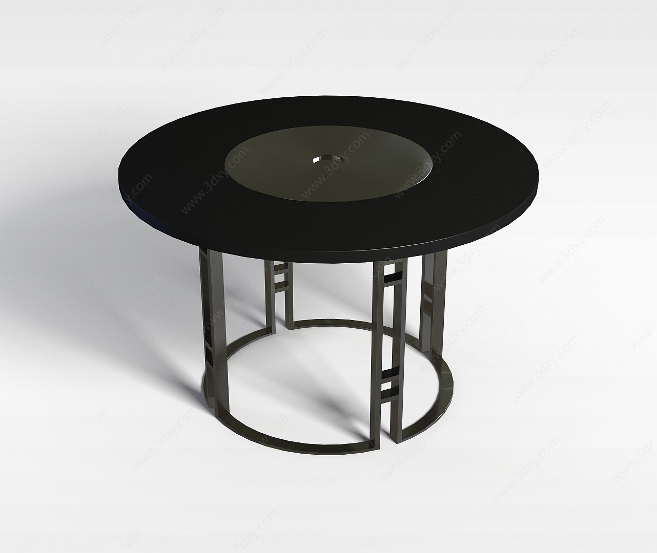 现代休闲圆桌3D模型