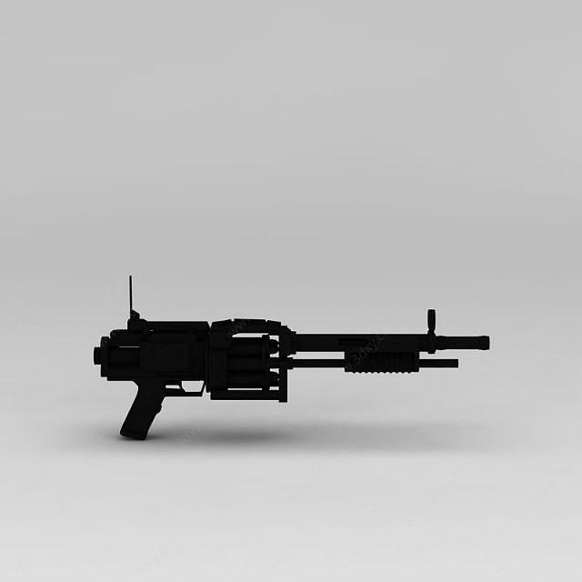 霰弹枪3D模型