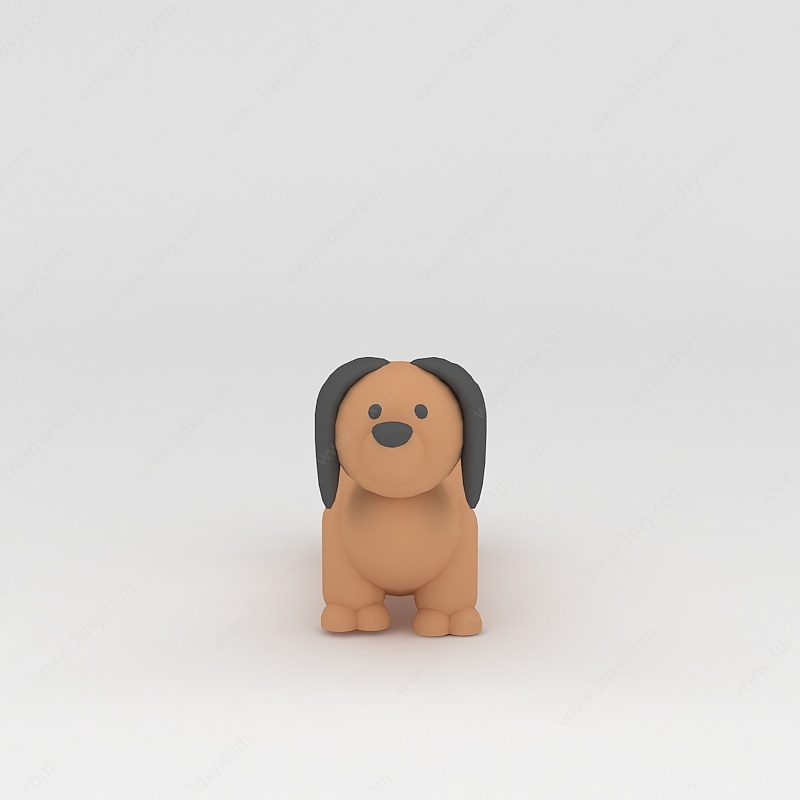 玩偶儿童玩具狗3D模型
