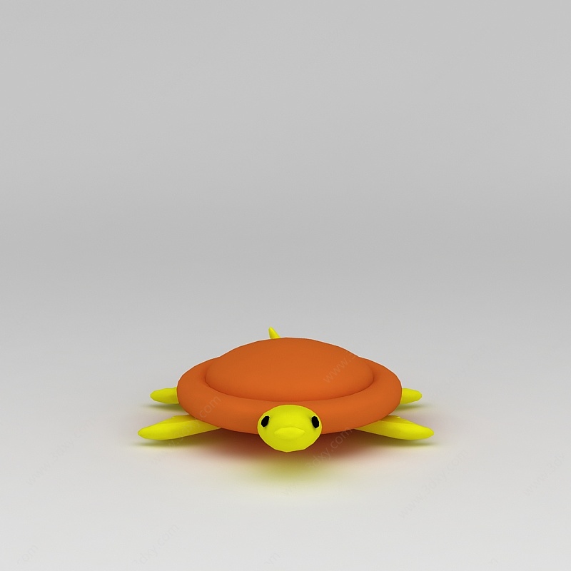 儿童玩具玩偶乌龟3D模型