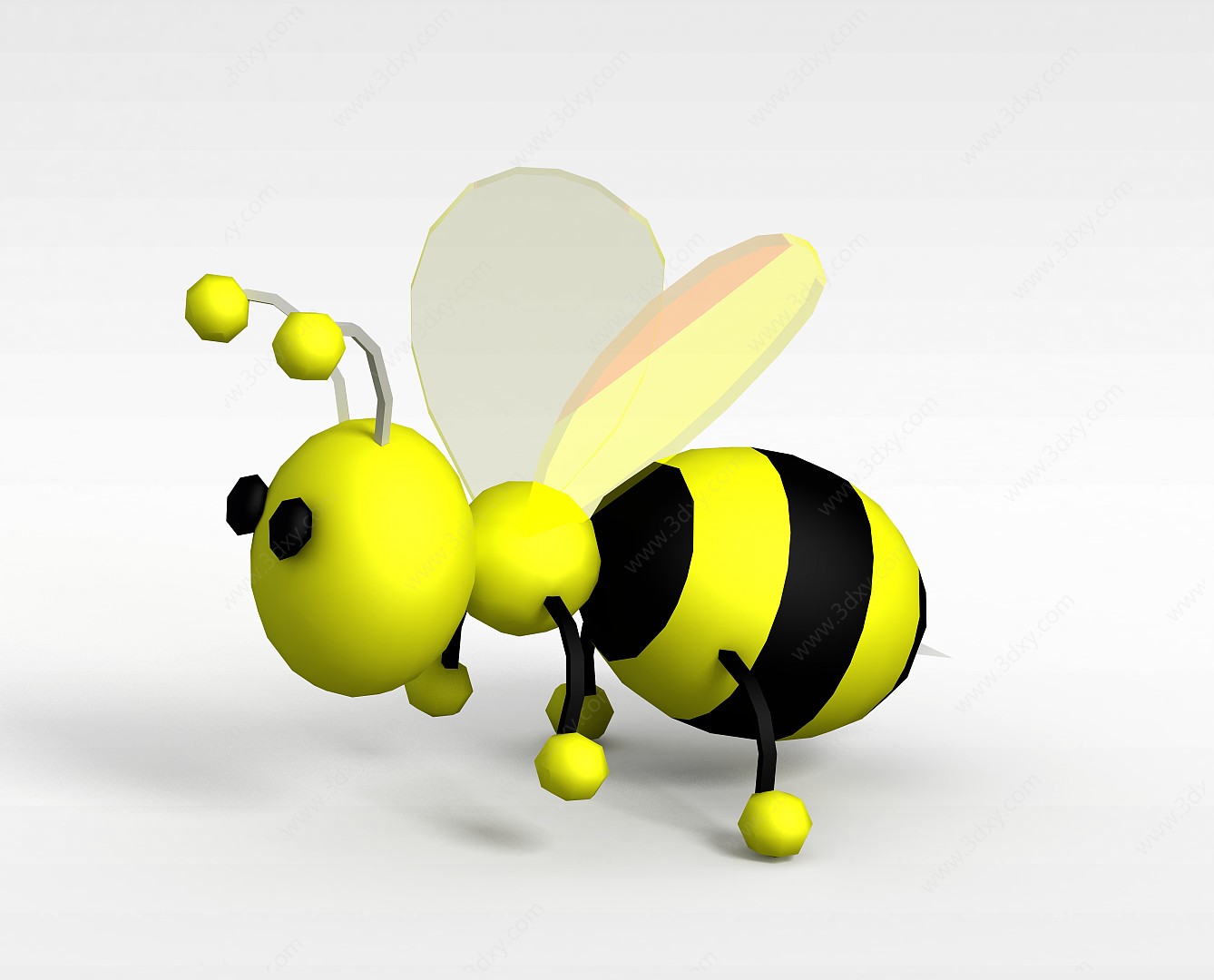 儿童玩具玩偶小蜜蜂3D模型