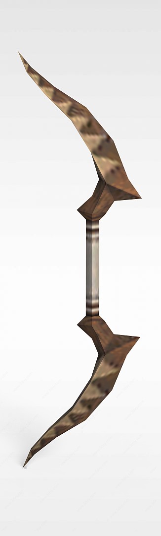 游戏赤壁游戏道具装备弓箭3D模型