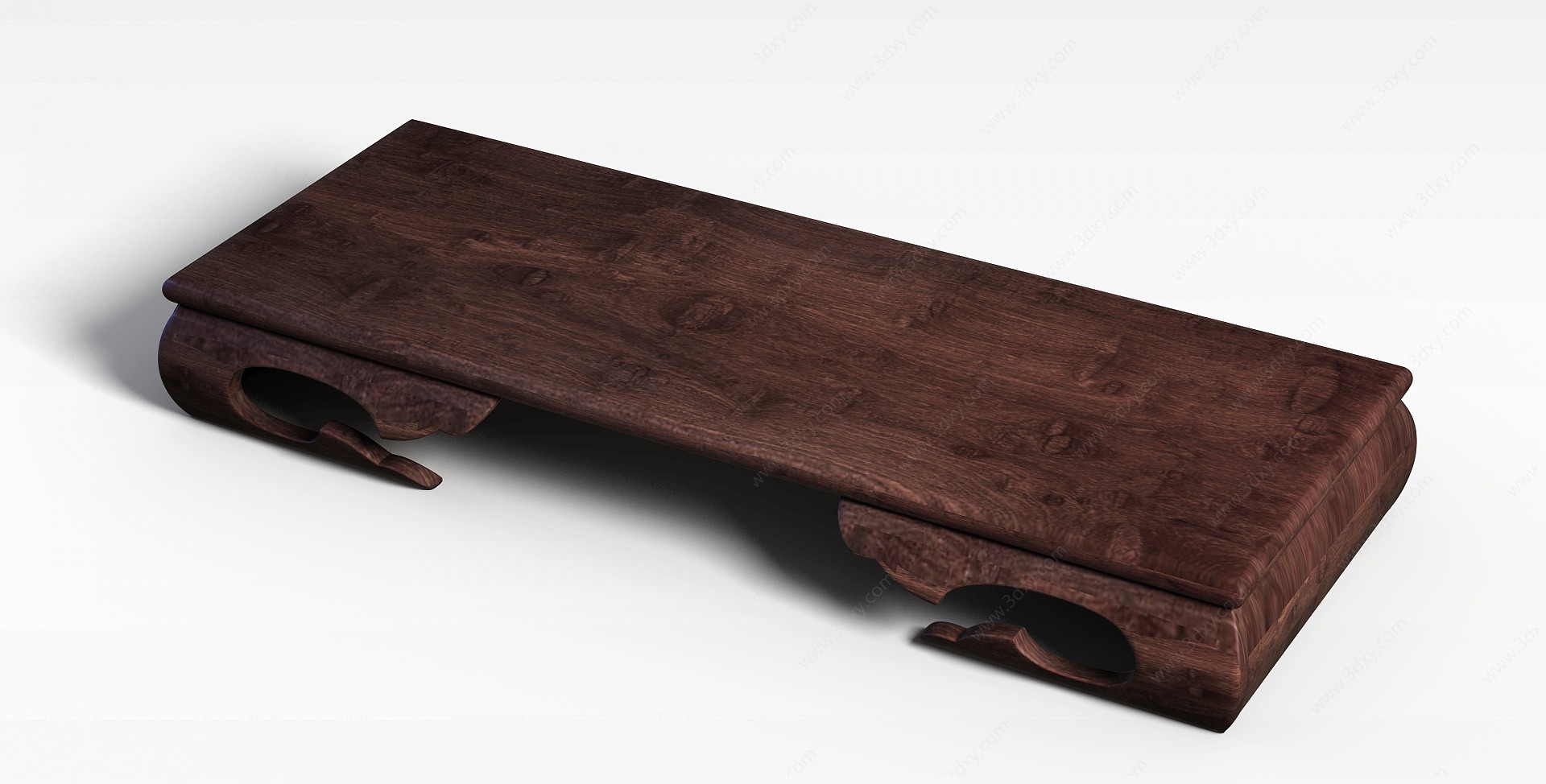 中式家具实木桌3D模型