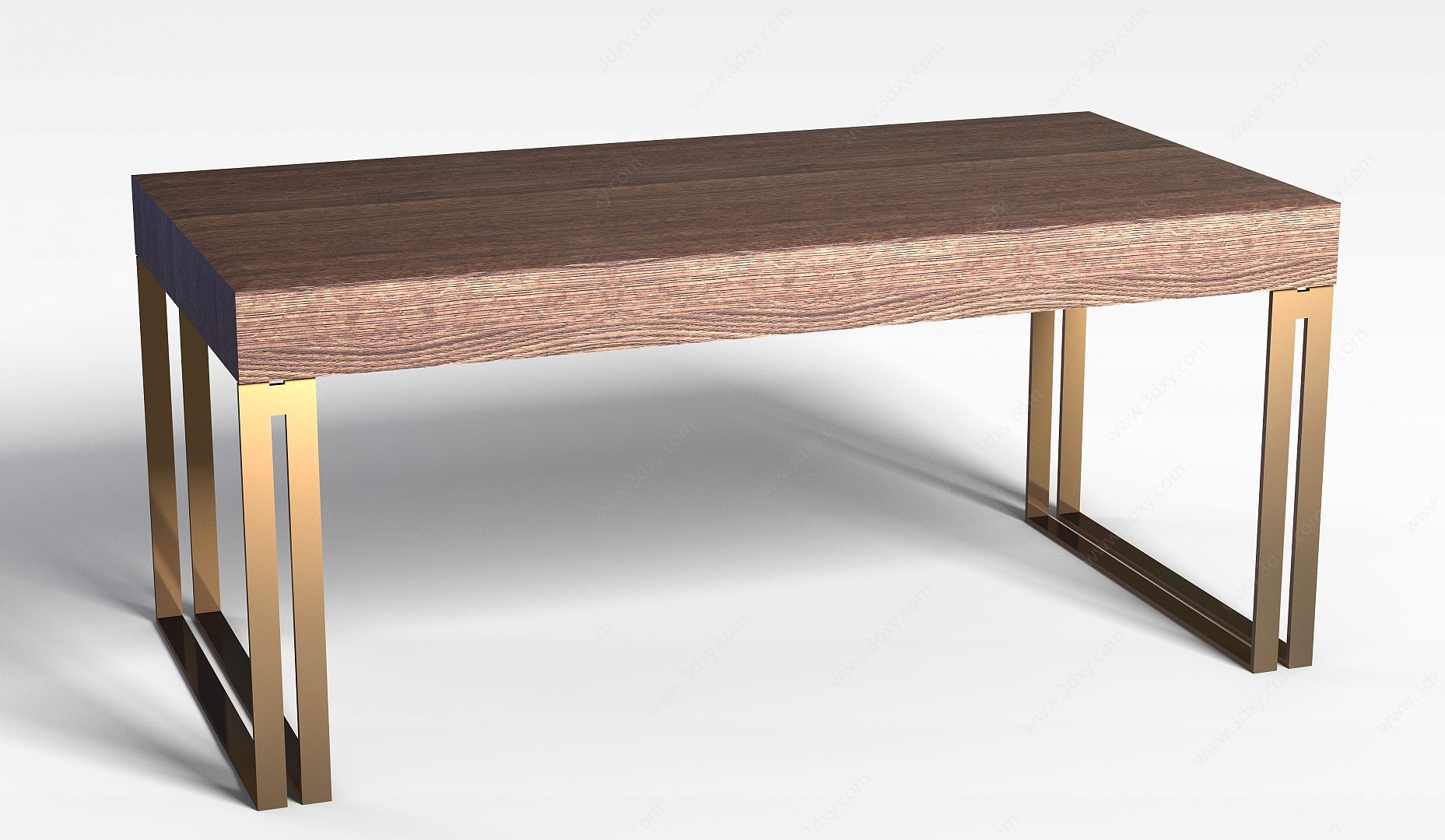 中式家具实木桌3D模型