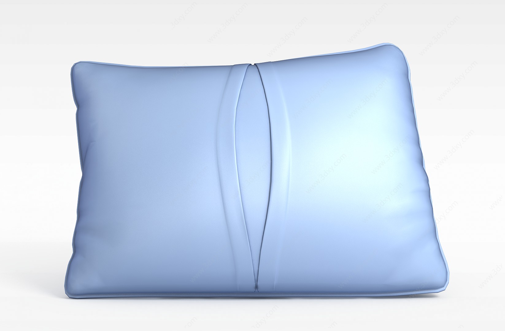 现代简约浅蓝色枕头3D模型