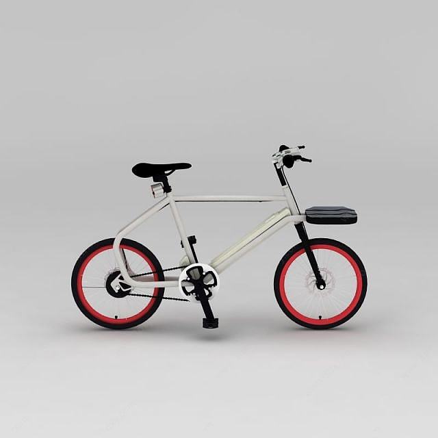 山地自行车3D模型