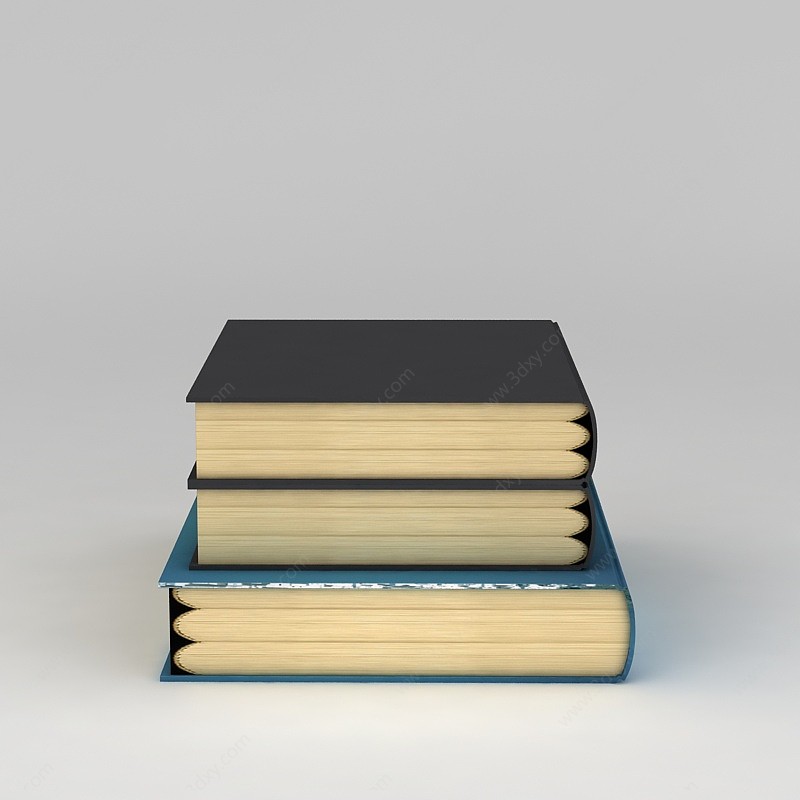 书籍读物3D模型