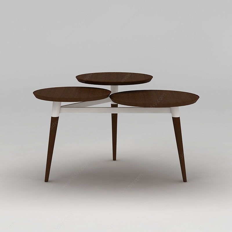 北欧风格休息室桌子3D模型