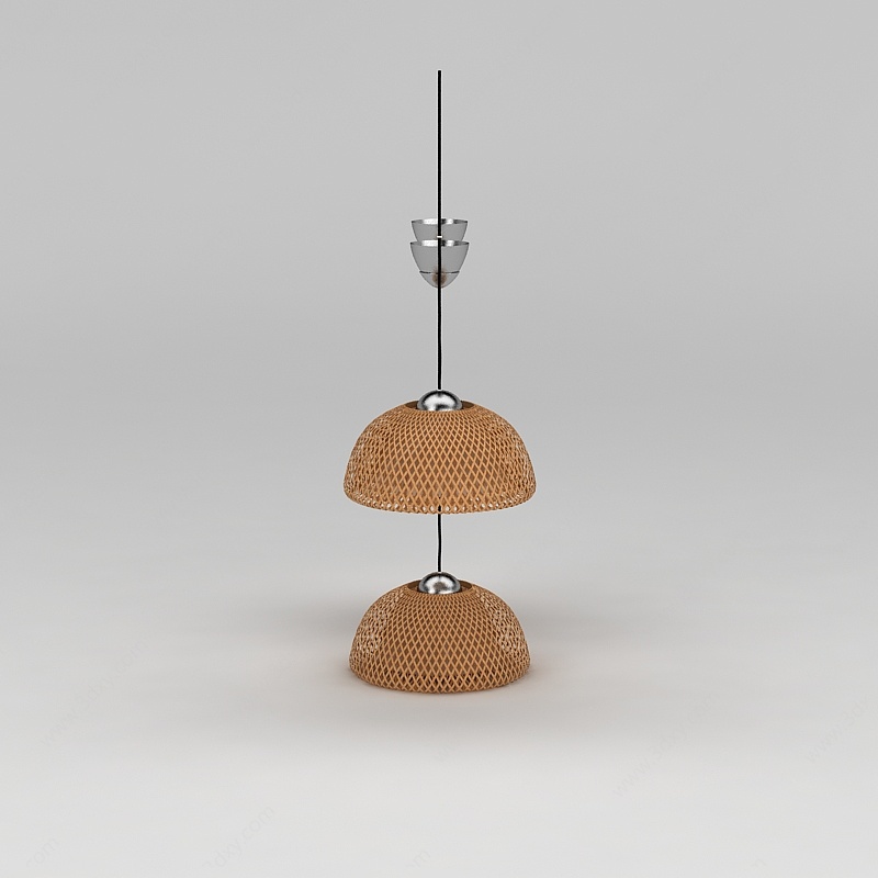 现代时尚家用餐厅吊灯3D模型