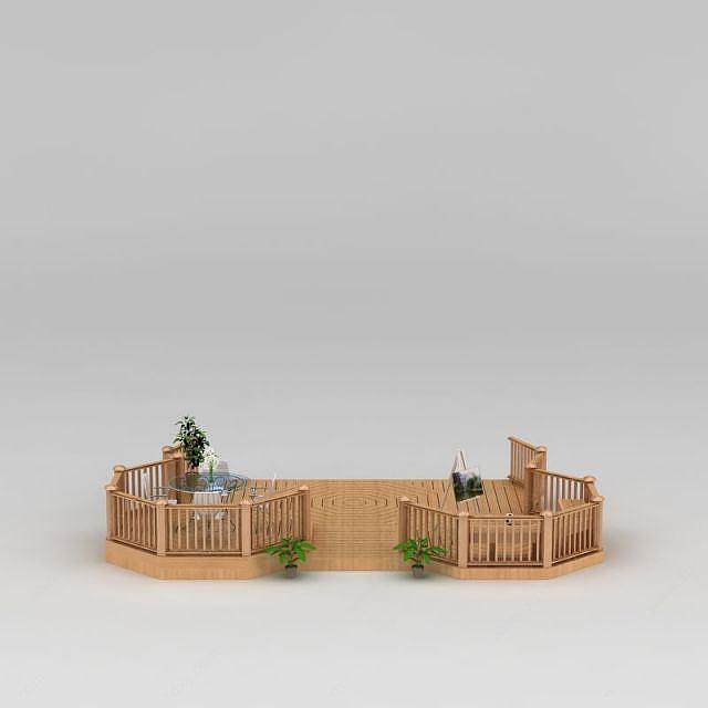 私家小花园3D模型