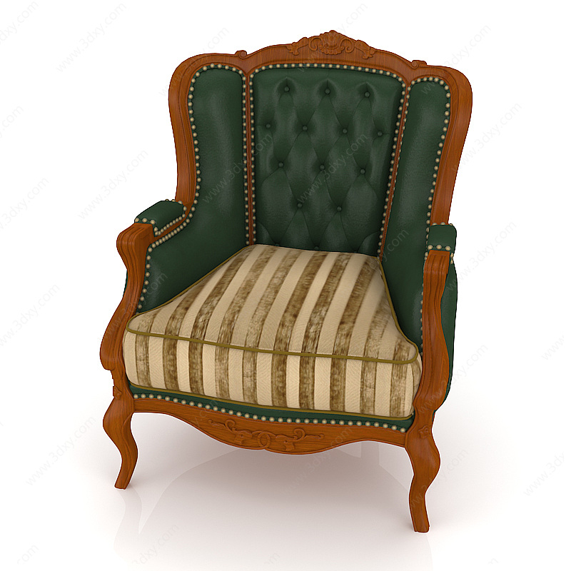 高档贵宾椅3D模型