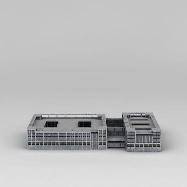 现代商务办公楼3D模型