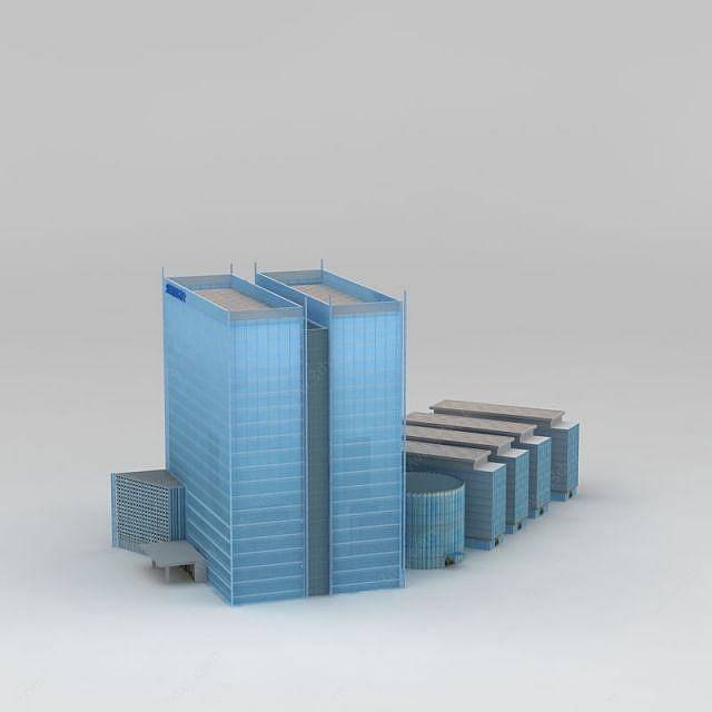 南京苏宁总部3D模型
