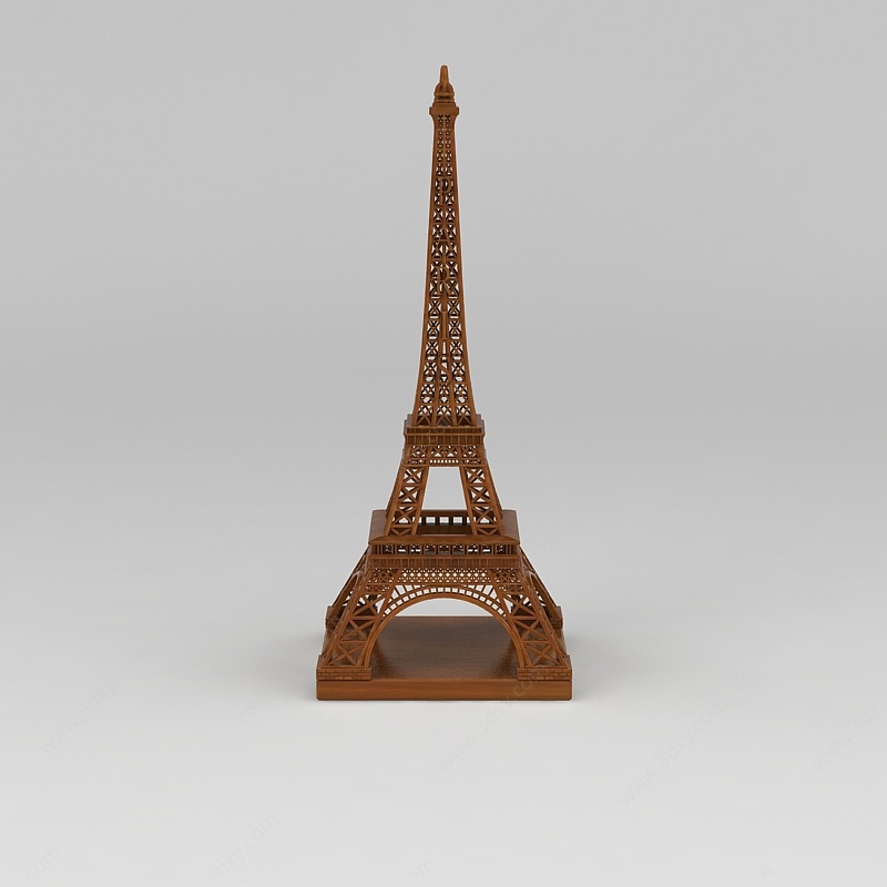 埃菲尔铁塔装饰摆件3D模型
