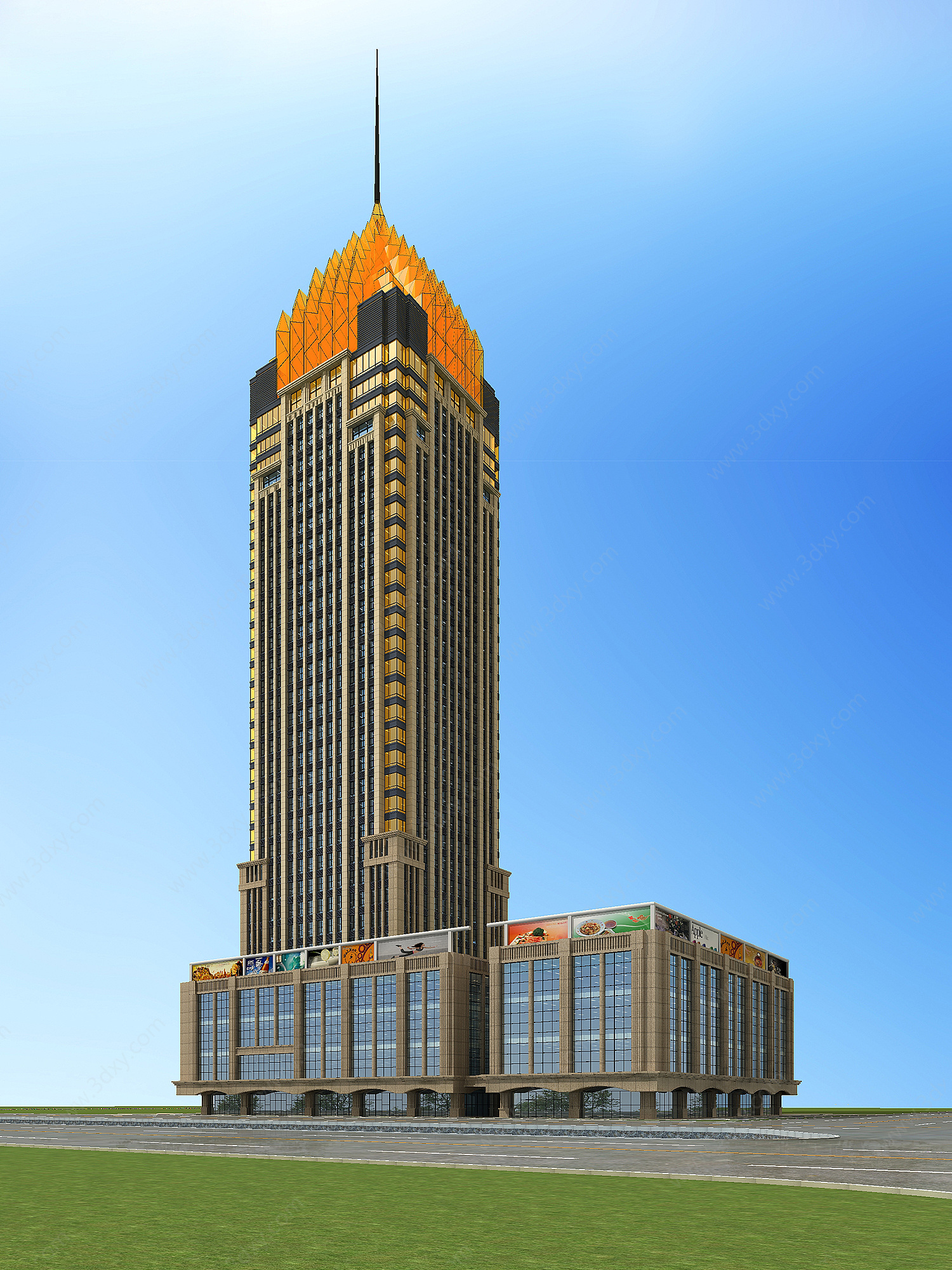 金地办公楼3D模型