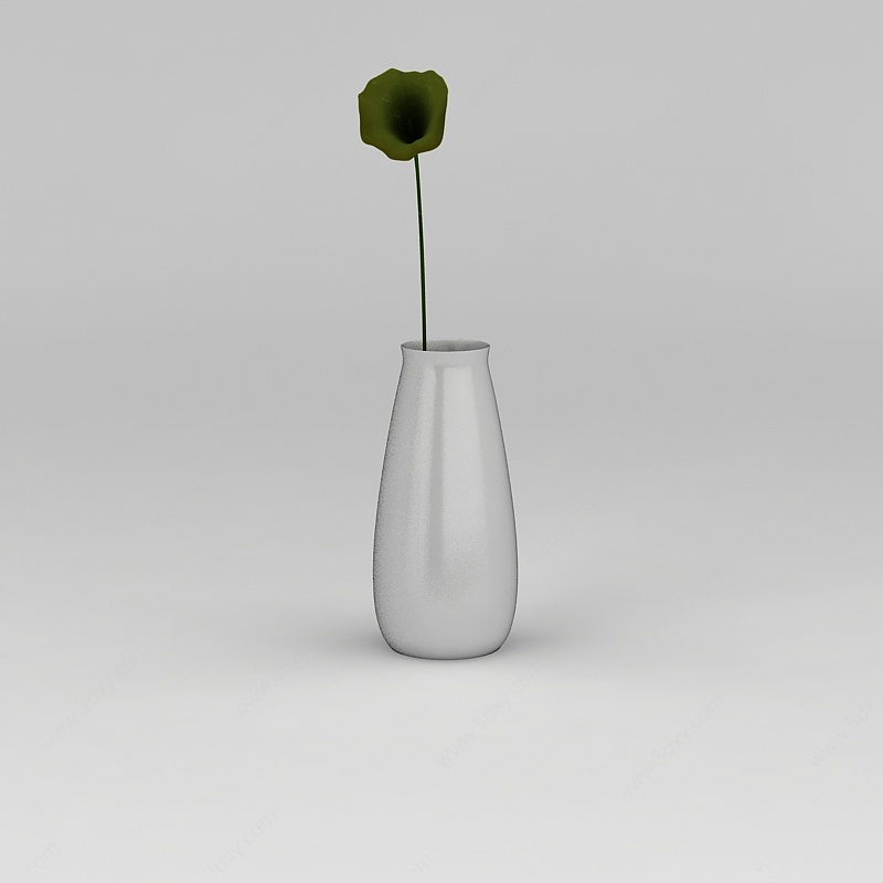 陶瓷小花瓶3D模型