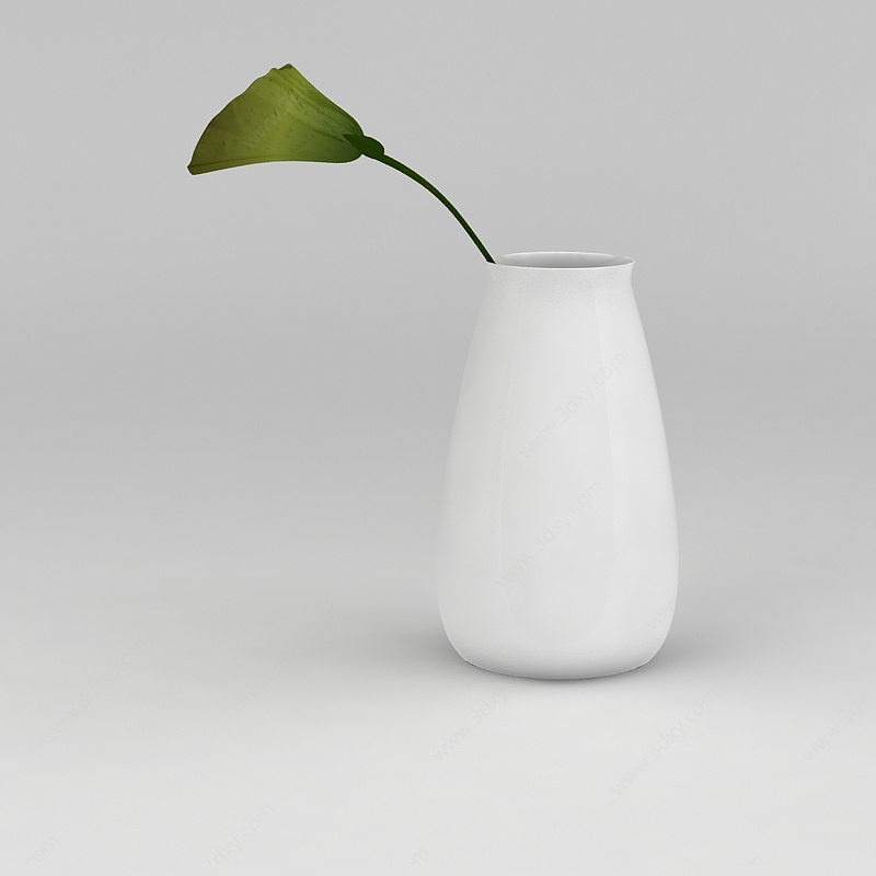 简约装饰花瓶3D模型