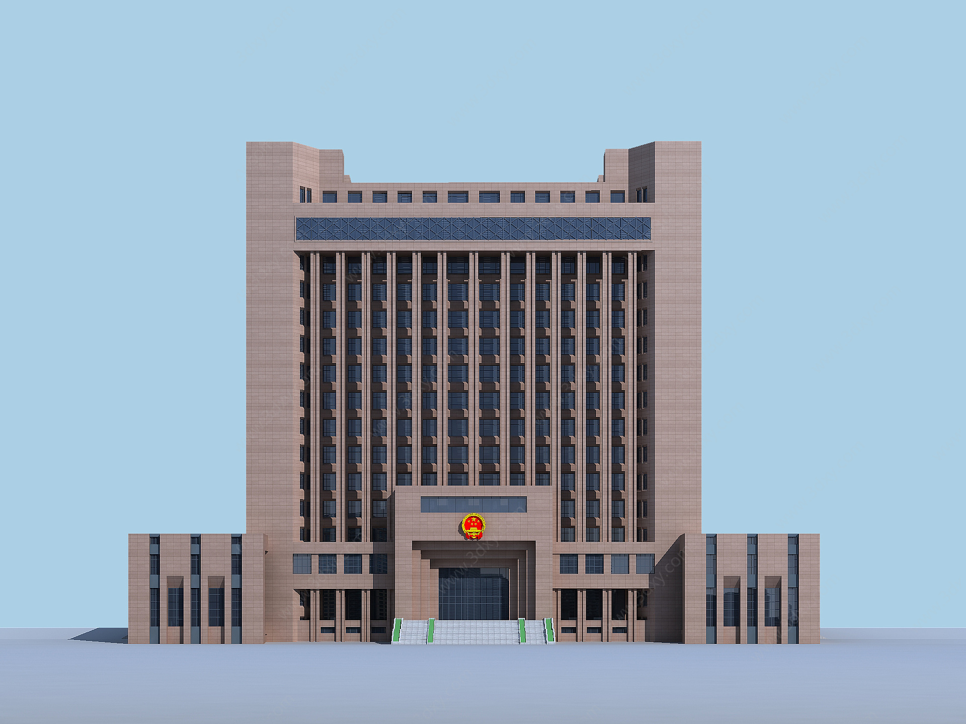 公安办公楼3D模型
