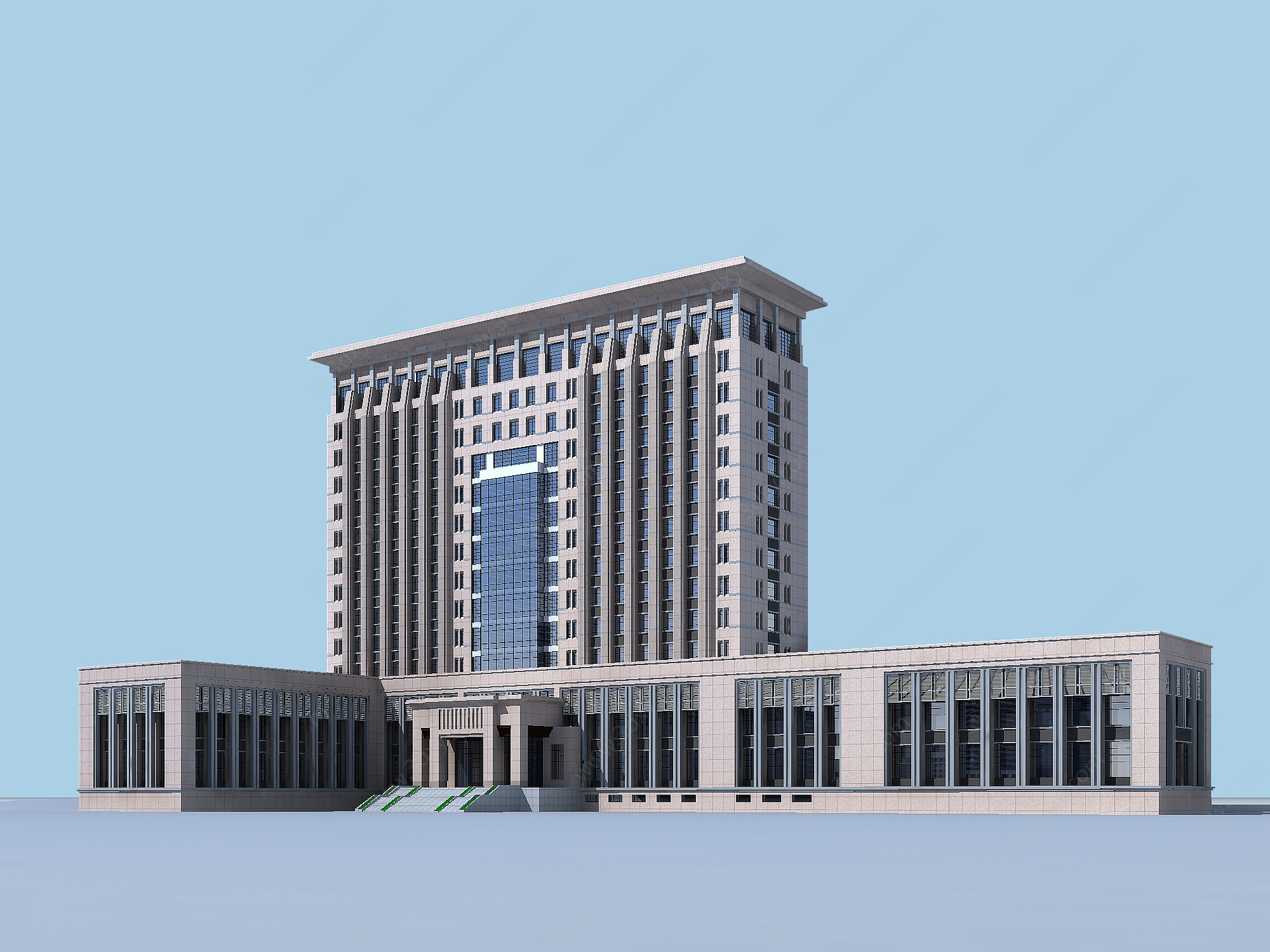 政府办公大楼3D模型