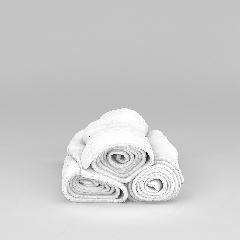 浴室毛巾3D模型