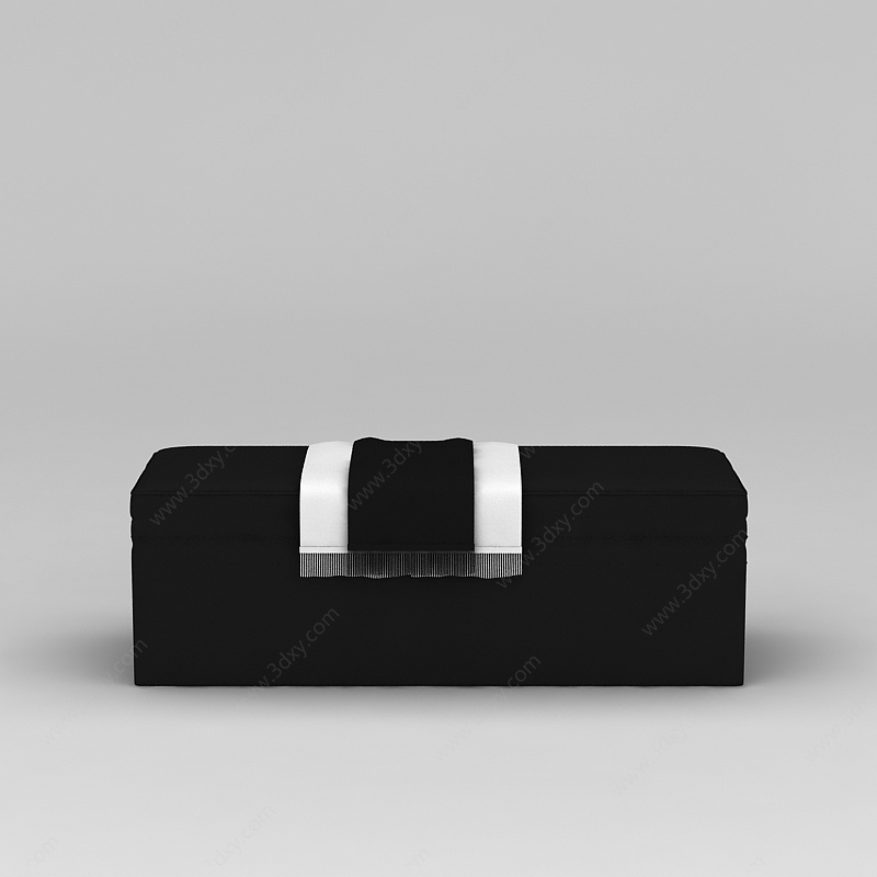 沙发凳3D模型