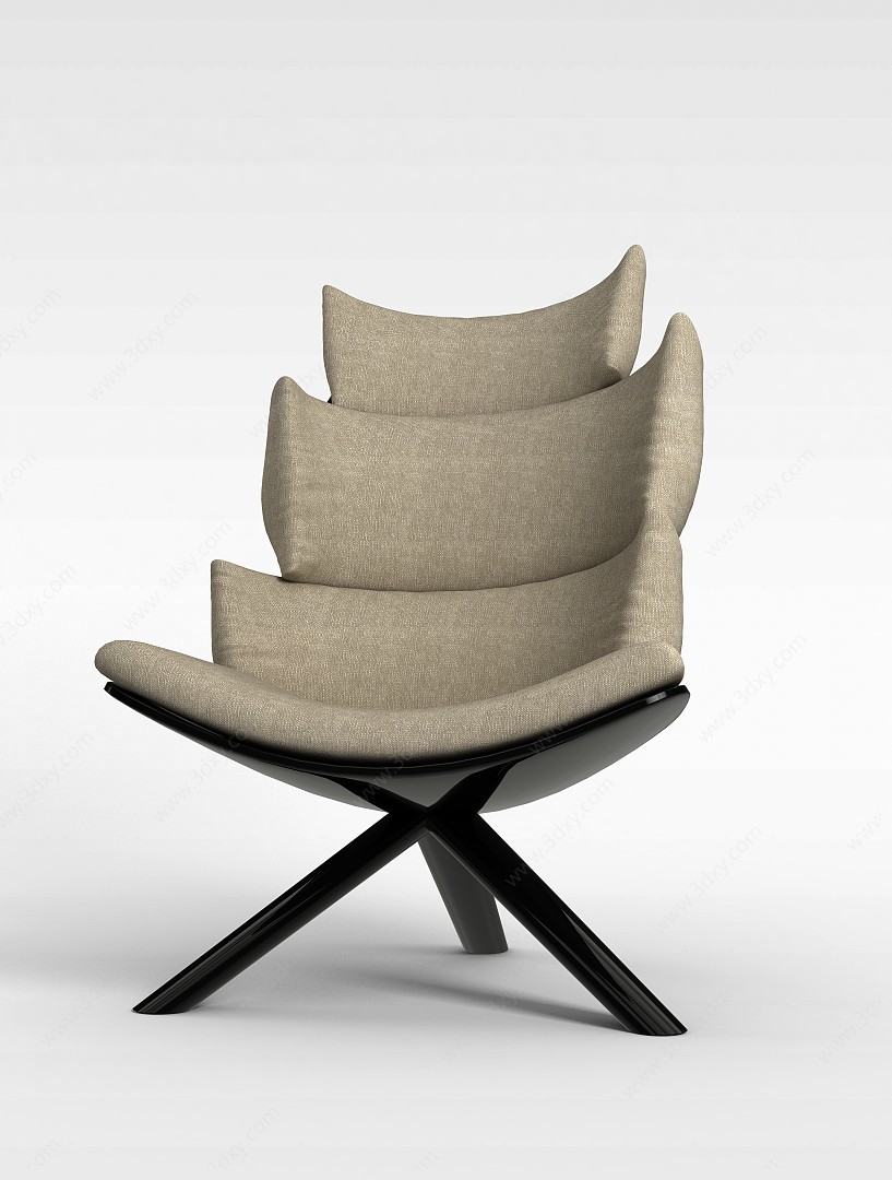 室内休闲椅3D模型
