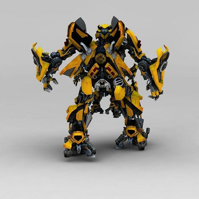 变形金刚大黄蜂3D模型