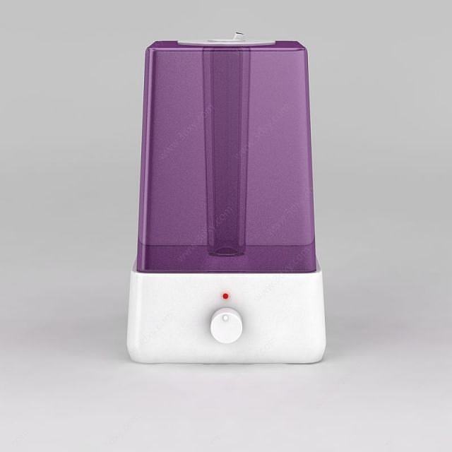 紫色加湿器3D模型