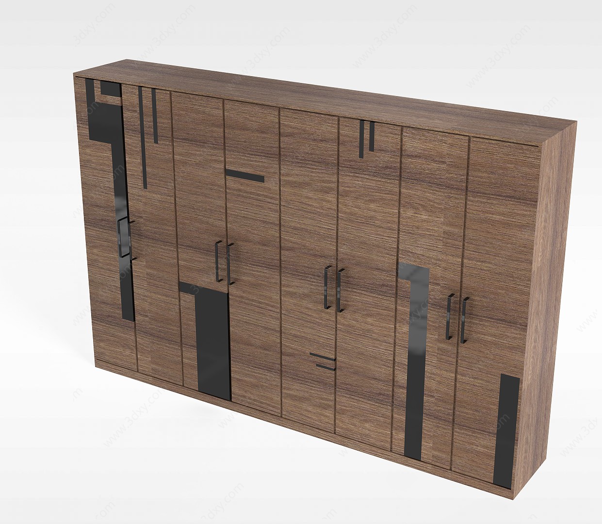 卧室创意衣柜3D模型