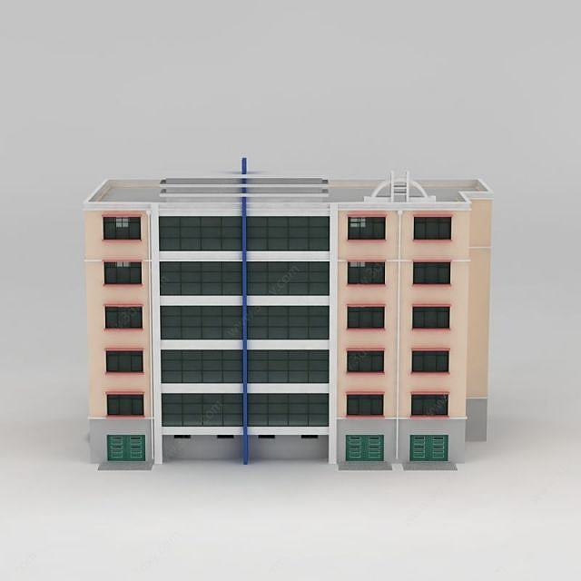 6层小公寓3D模型