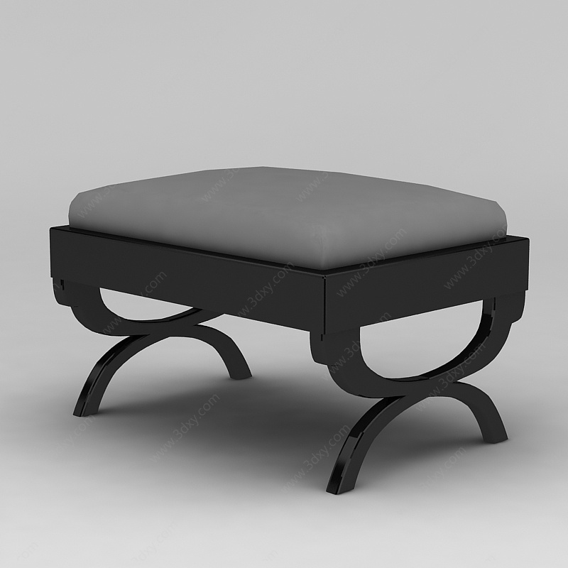 小沙发凳3D模型