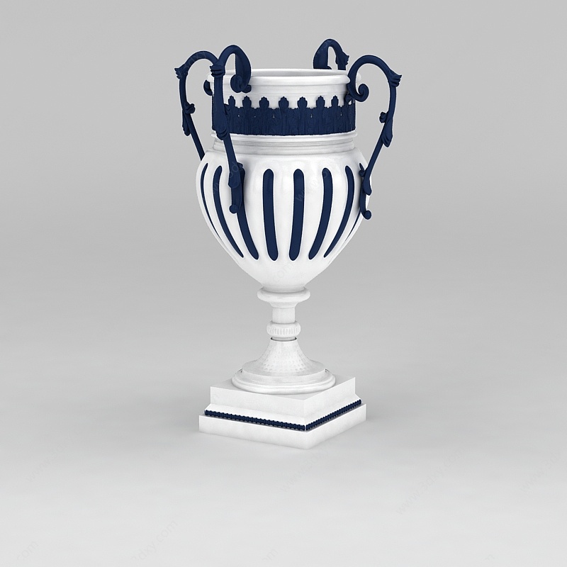 陶瓷装饰花瓶3D模型