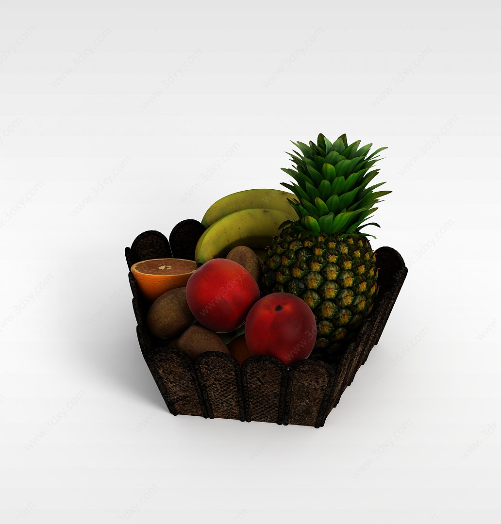 水果盘3D模型