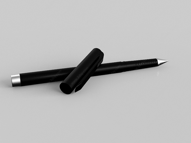 圆珠笔3D模型