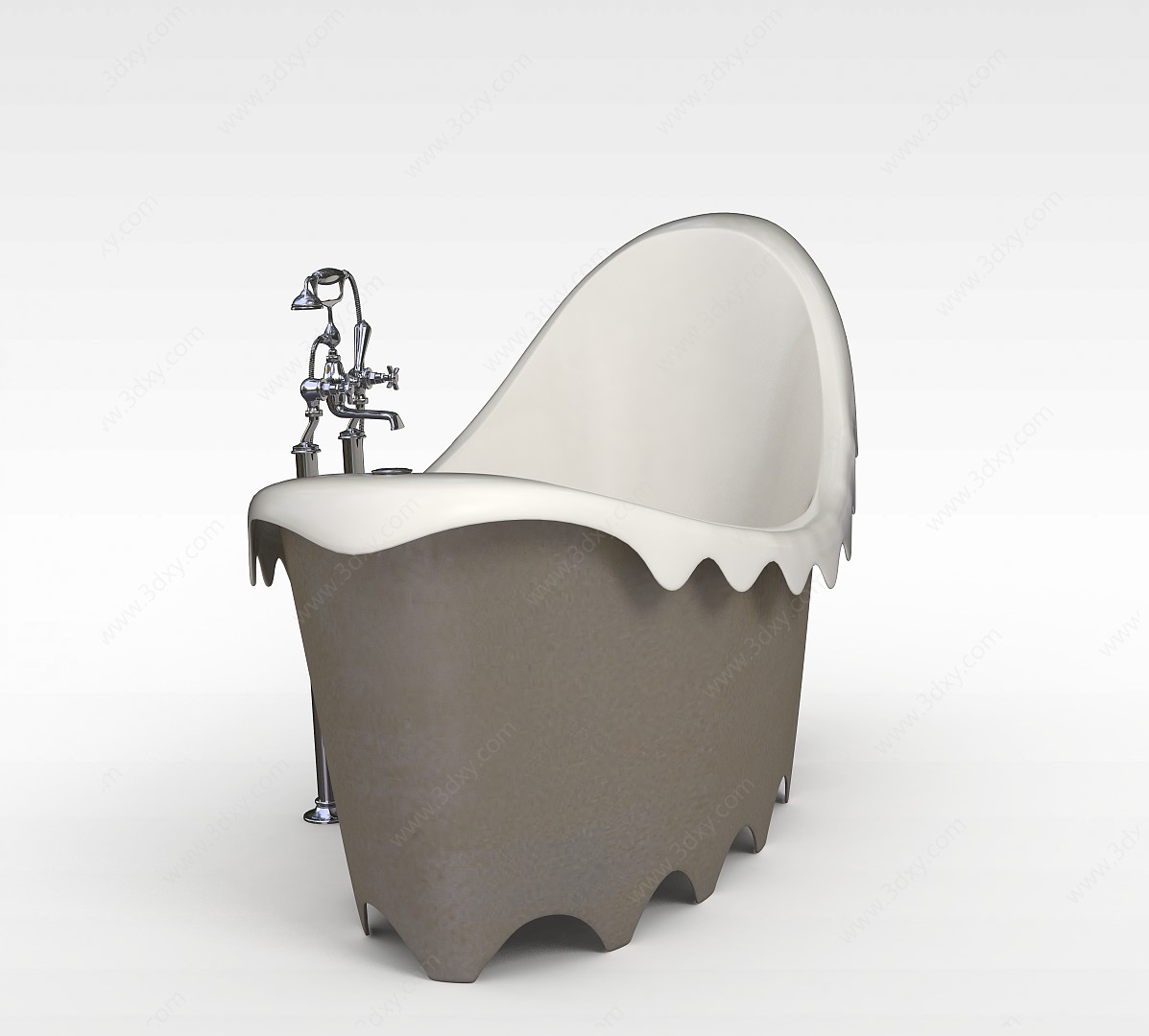 高档浴缸3D模型