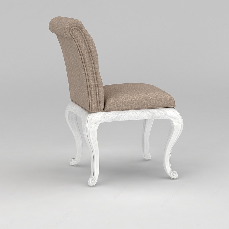 欧式餐椅3D模型