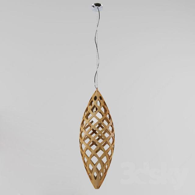 创意编织网状吊灯3D模型