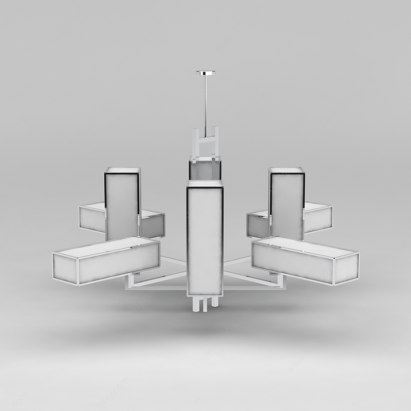 创意客厅吊灯3D模型